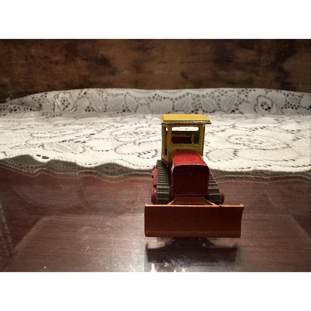 1960s VTG Playart #7161 Bulldozer Yellow Color Diecast Model Spares Unboxed